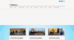 Desktop Screenshot of choctawchamber.com