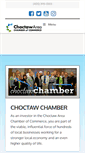 Mobile Screenshot of choctawchamber.com